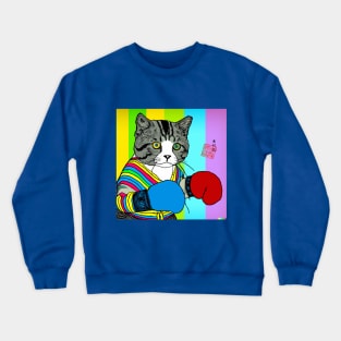 Muay Thai Kitty Crewneck Sweatshirt